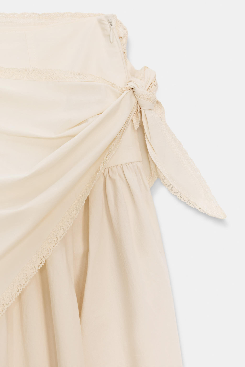 VOLUME SCARF MIDI SKIRT - Zara фото 6