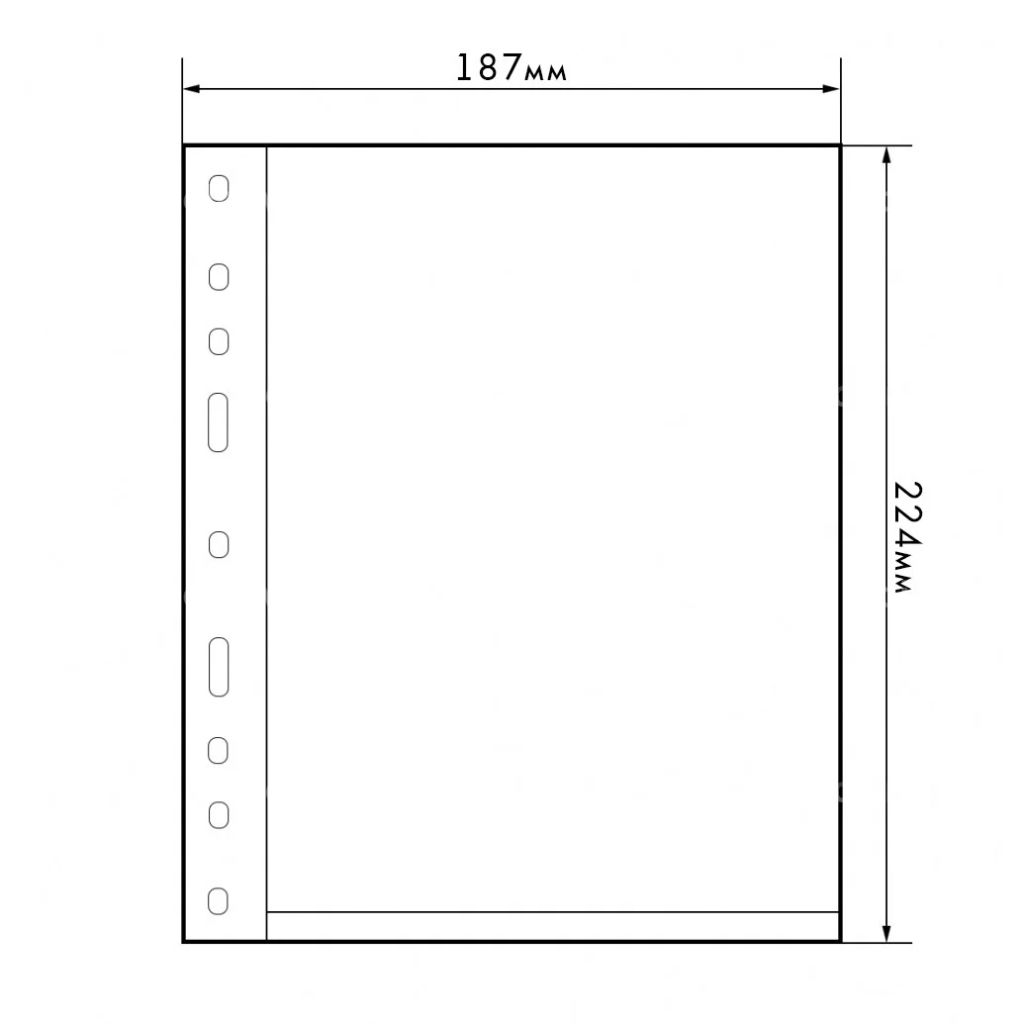 Лист для банкнот на 1 ячейку формат Numis 1C LEUCHTTURM 304653