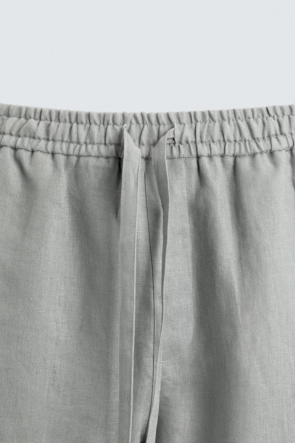 PANTAL?N RELAXED FIT 100% LINO / Marr?n / Topo
