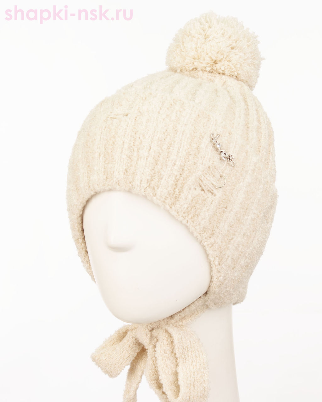 04-94-E Шапка для девочки флис (52-54)