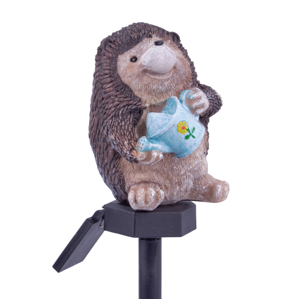 USL-S-836/PM410 HEDGEHOG Садовый светильник на солнечной батарее Ёжик. 1 светодиод. Теплый белый свет. 1*АAА Ni-Mh аккумулятор в/к. IP44. TM Uniel - Volpe фото 2