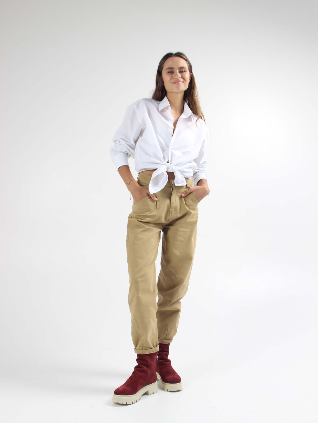 Ботинки 233.2094be. Бордо замша/Шерсть