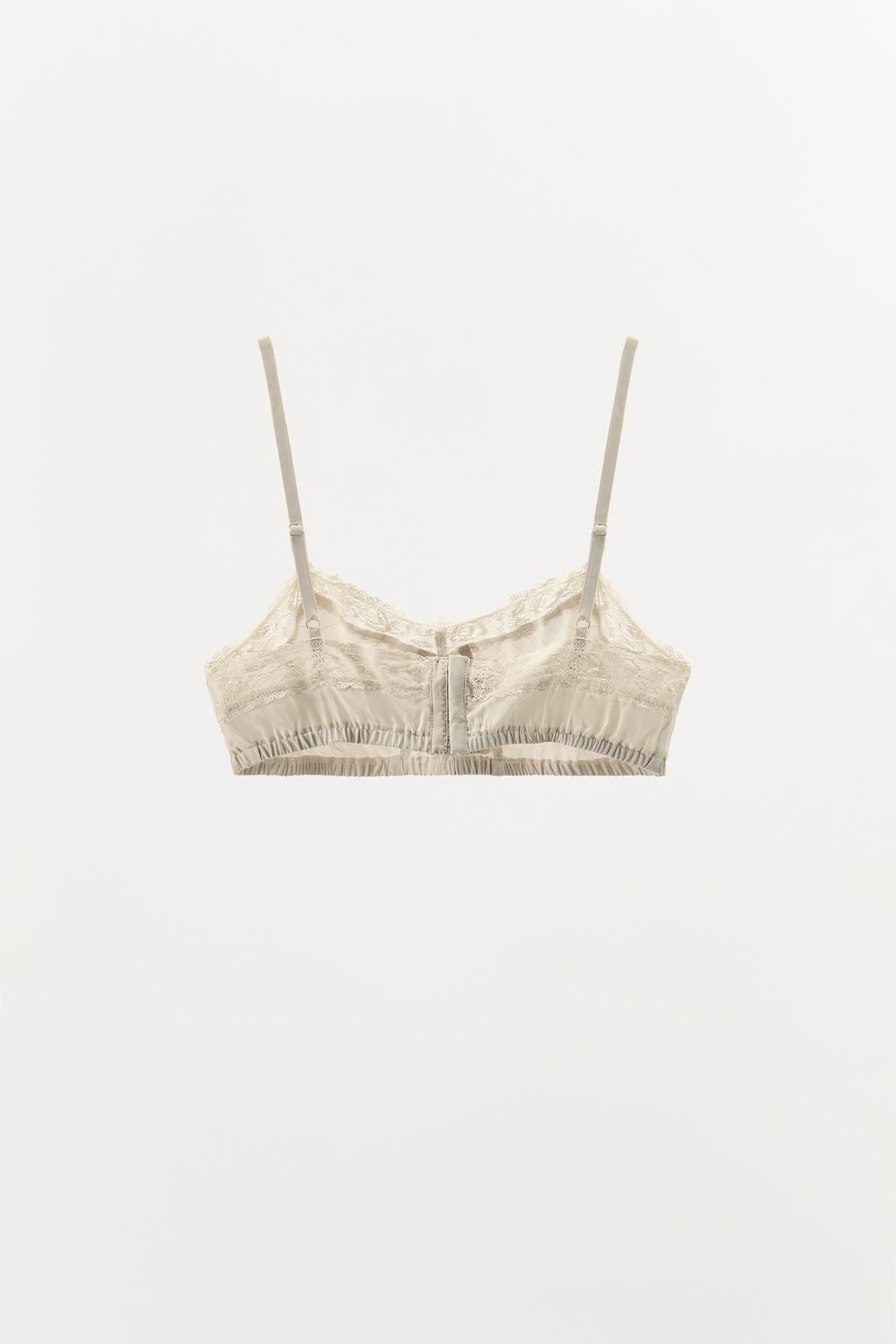 LACE BRALETTE TOP - Zara фото 4