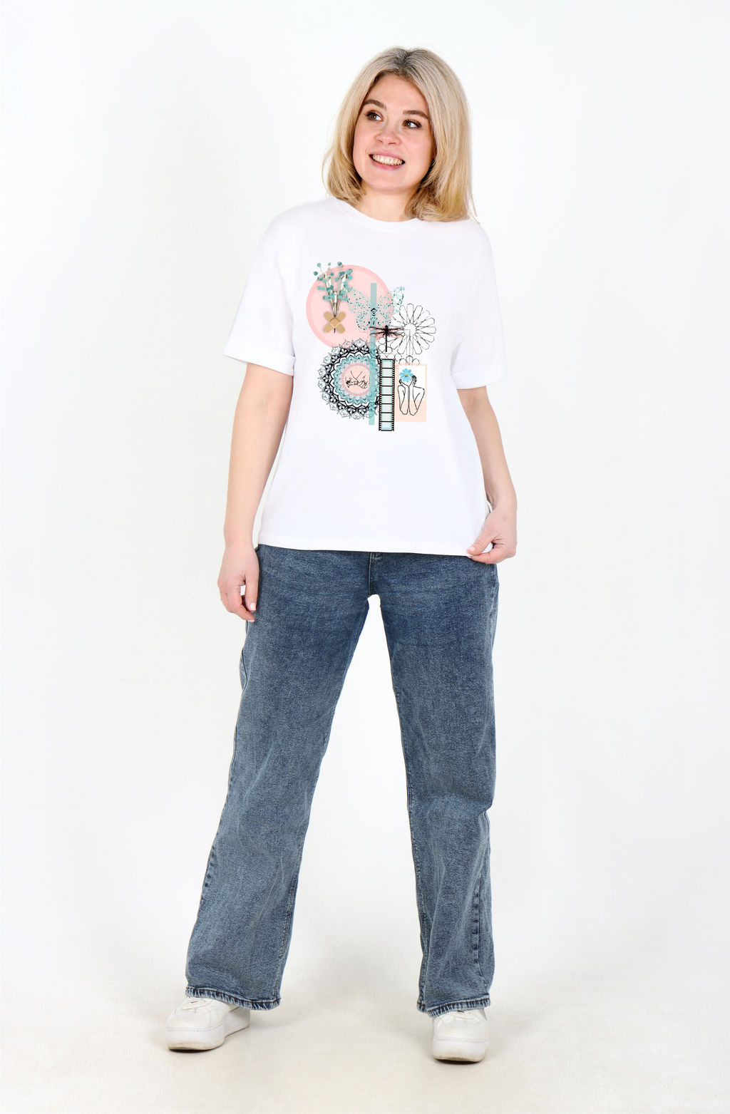 Футболка Алиса Ф-93Е (44-62) кулирка - Лотос фото 10