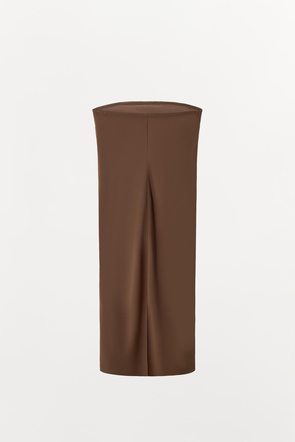 VESTIDO FORRO BANDEAU / Marr?n - Zara фото 6