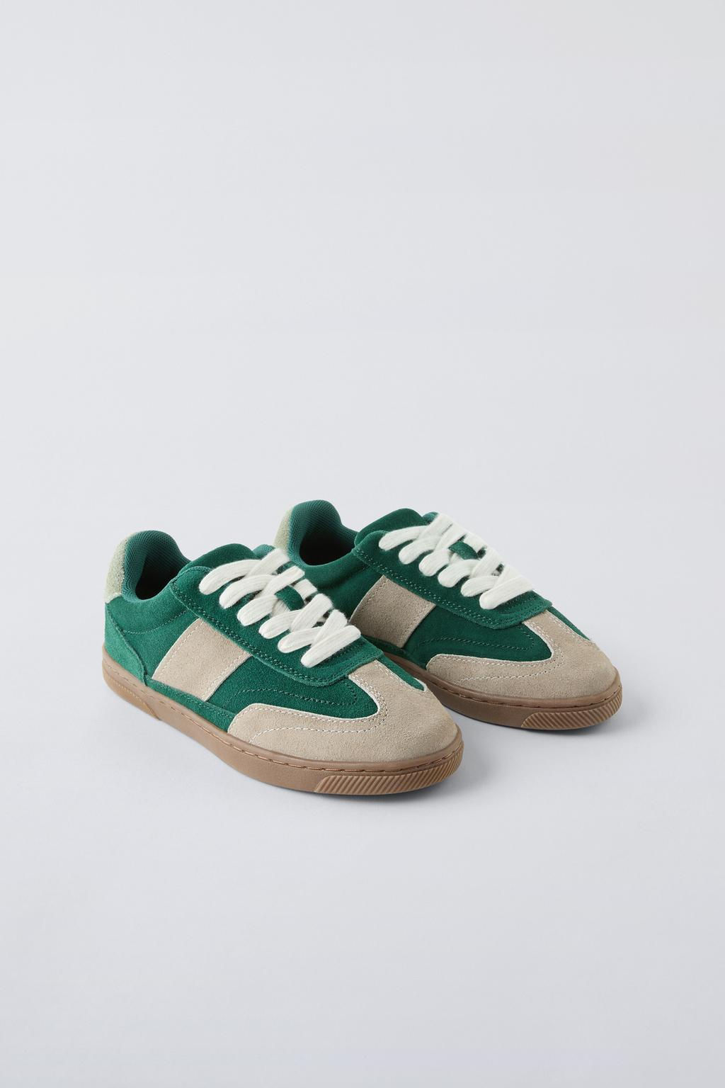 LEATHER TRAINERS - Zara фото 3