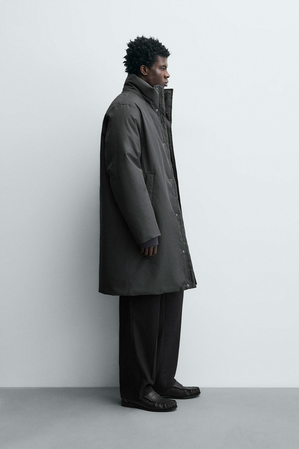 LONG QUILTED JACKET - Zara фото 4