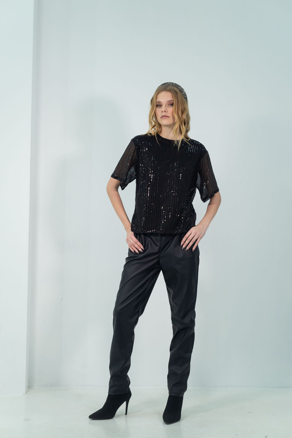 Топ Герма (черный) - Nadi bordo фото 5