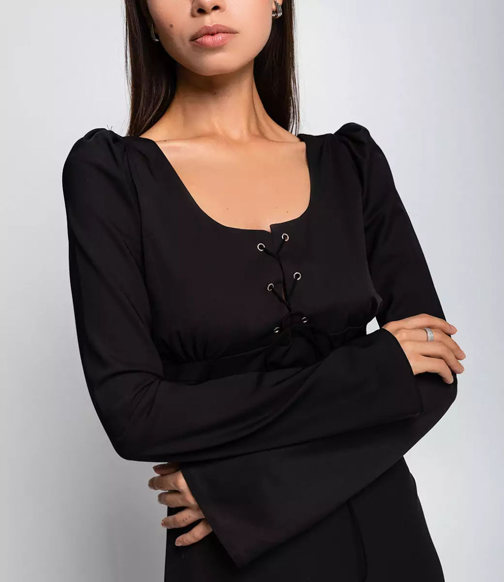 Платье #БШ2804, чёрный