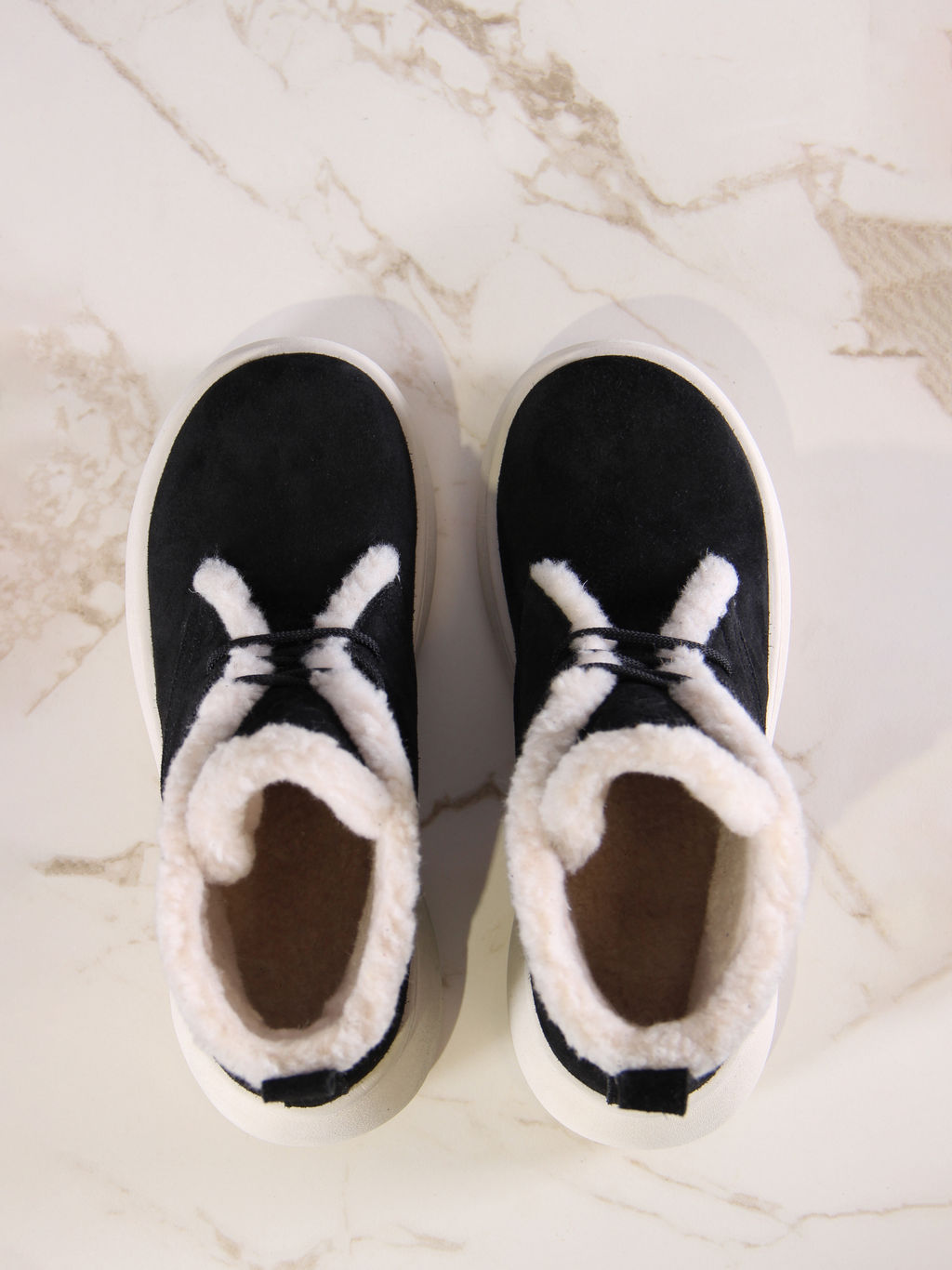 Ботинки EDART 308.927bе.Черный замша+бежевый/байка - Ed'art фото 5