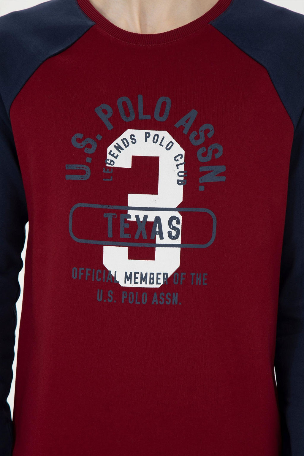 Мужской бордово-красный свитшот Неожиданная скидка в корзине - U.s. polo assn фото 7