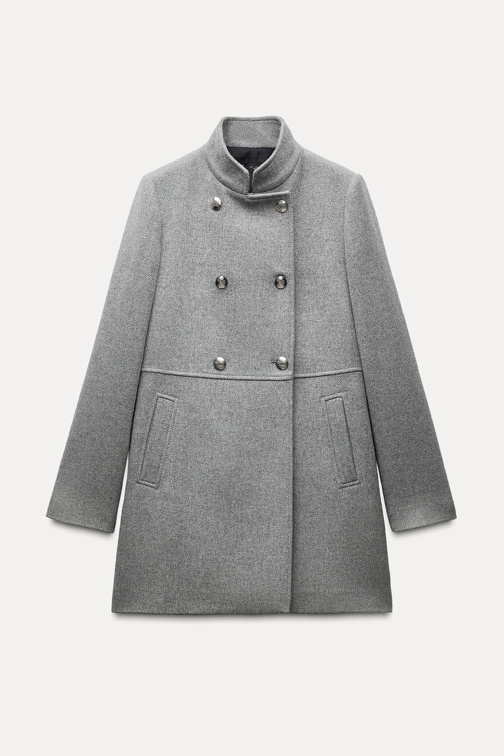 WOOL DOUBLE-BREASTED COAT - Zara фото 6