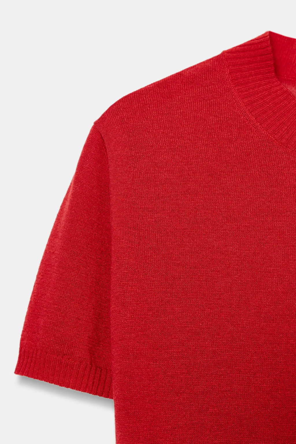 TOP PUNTO CON LANA / Rojo - Zara фото 10