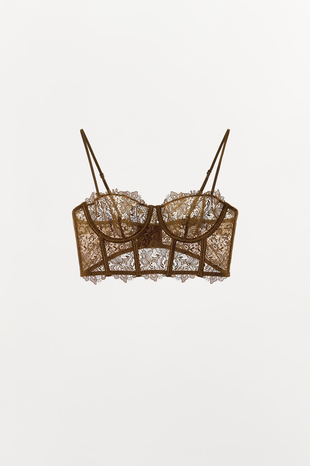 UNDERWIRED LACE BRA - Zara фото 4