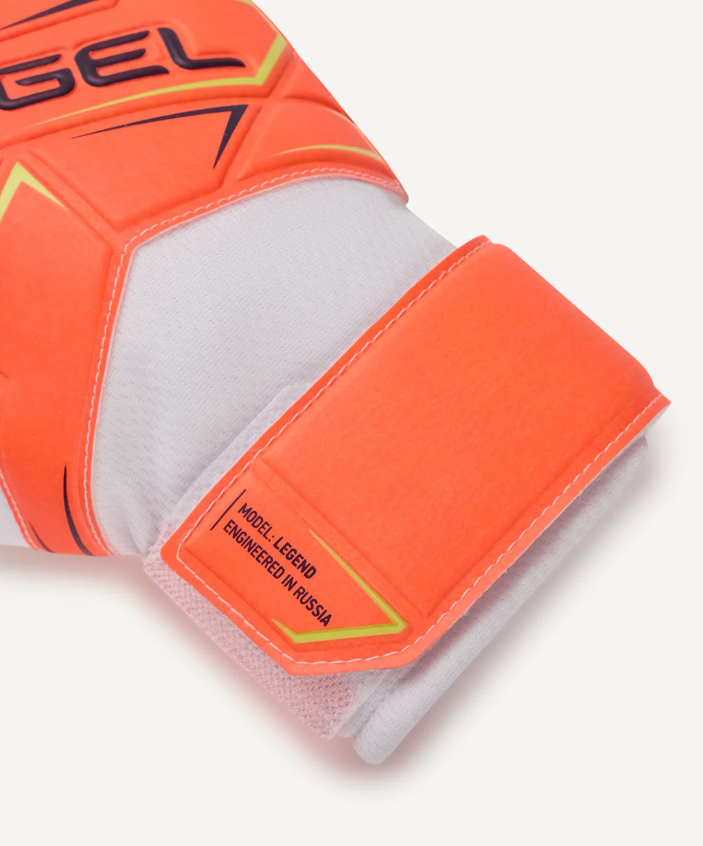 Перчатки вратарские JOGEL Legend BL3 Flat, коралловый  фото 4