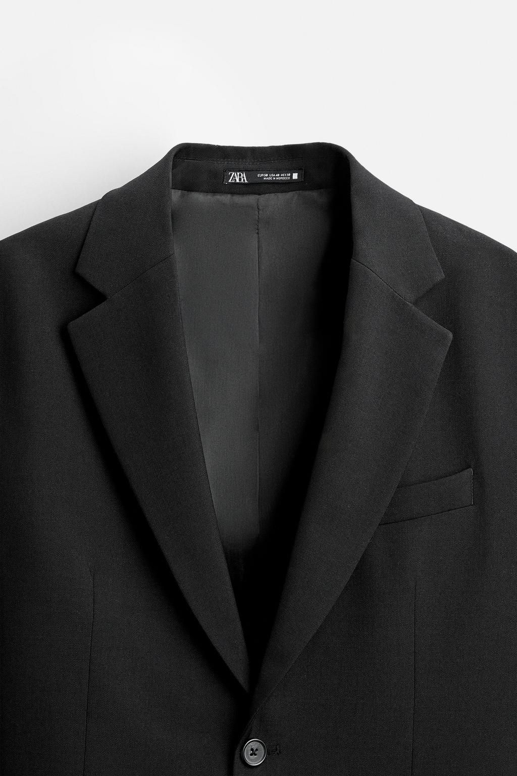WOOL BLEND SUIT BLAZER - Zara фото 9
