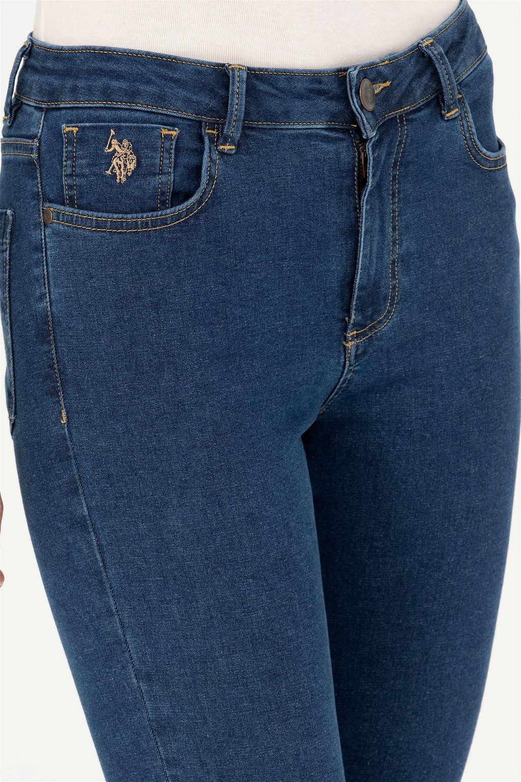 Женские синие джинсовые брюки - U.s. polo assn фото 5