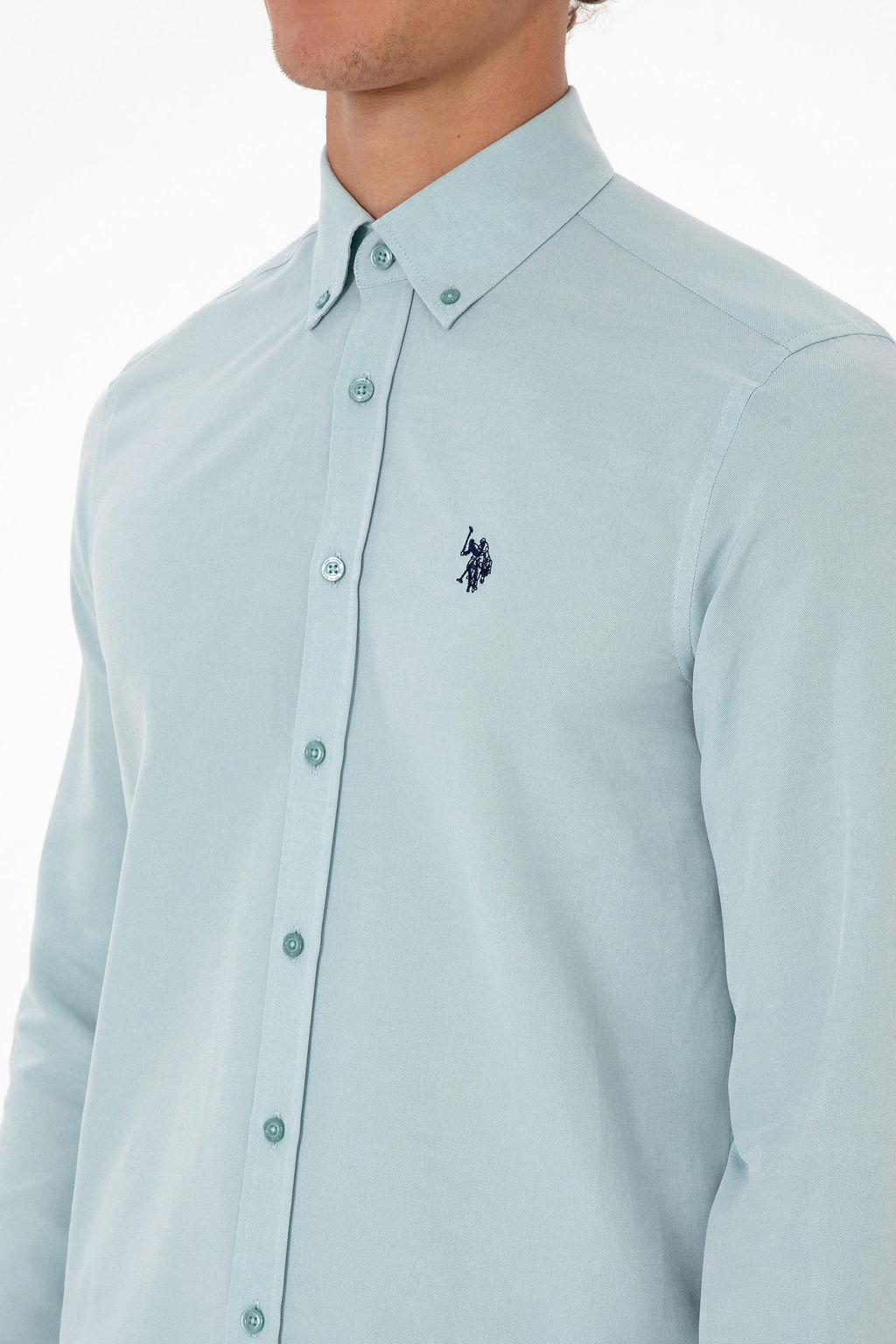 Erkek Mint Uzun Kollu Basic G_mlek Sepette S_rpriz _ndirim - U.s. polo assn фото 7