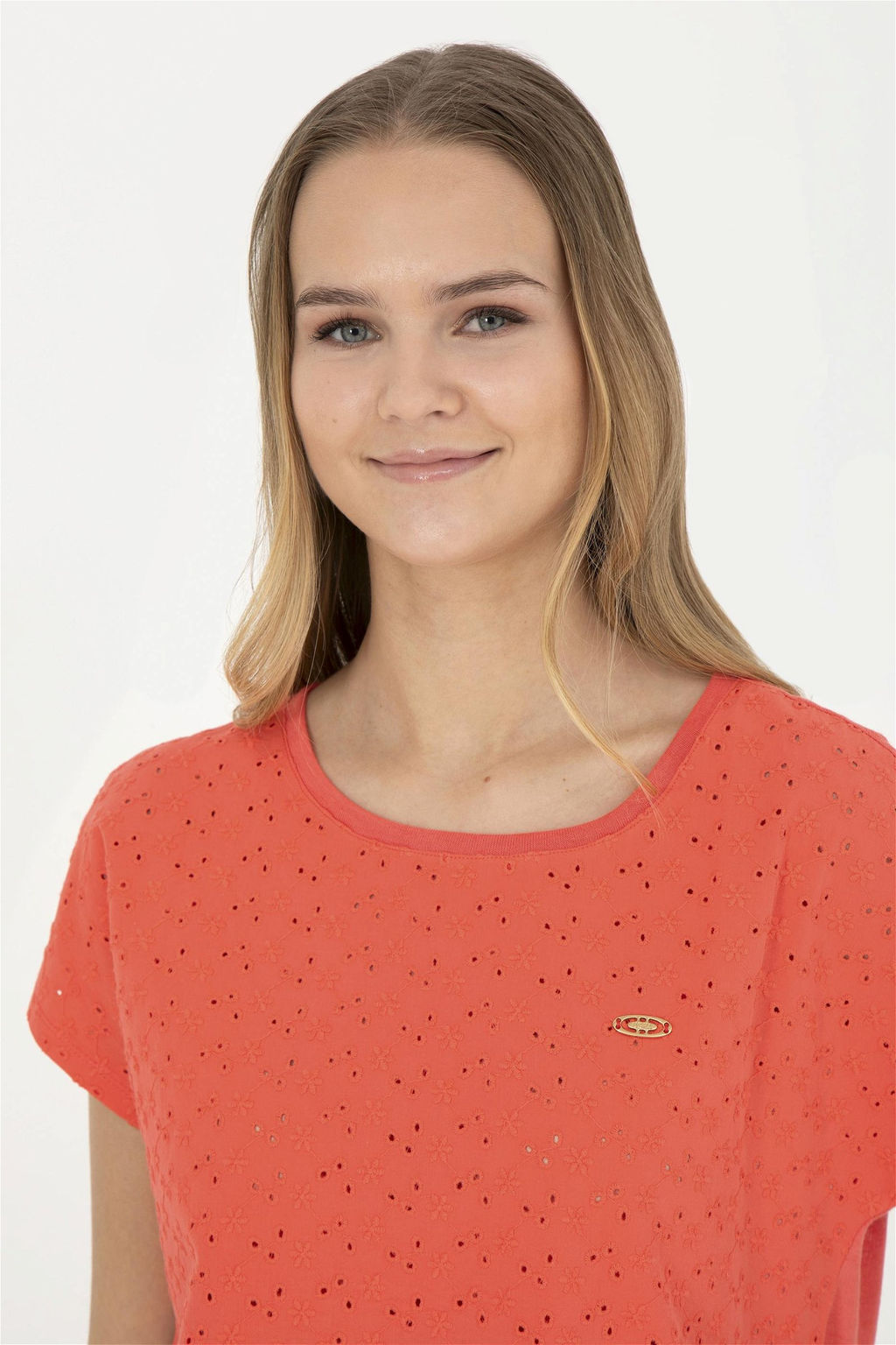 Женская футболка с цветком граната - U.s. polo assn фото 2