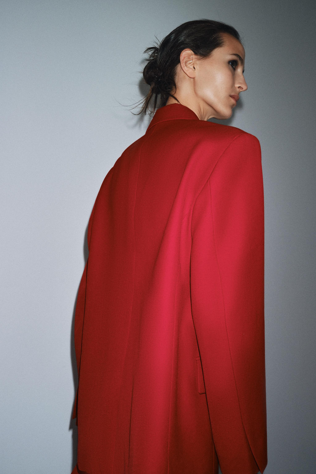 ZW COLLECTION DOUBLE-BREASTED STRAIGHT BLAZER - Zara фото 3