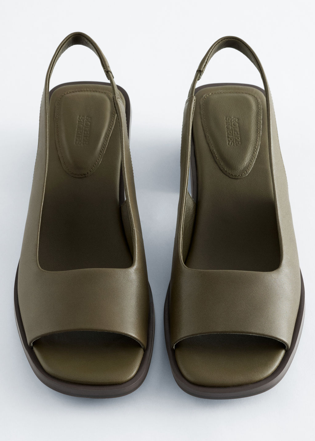 Sandalias de tiras de piel de napa - H&m фото 3