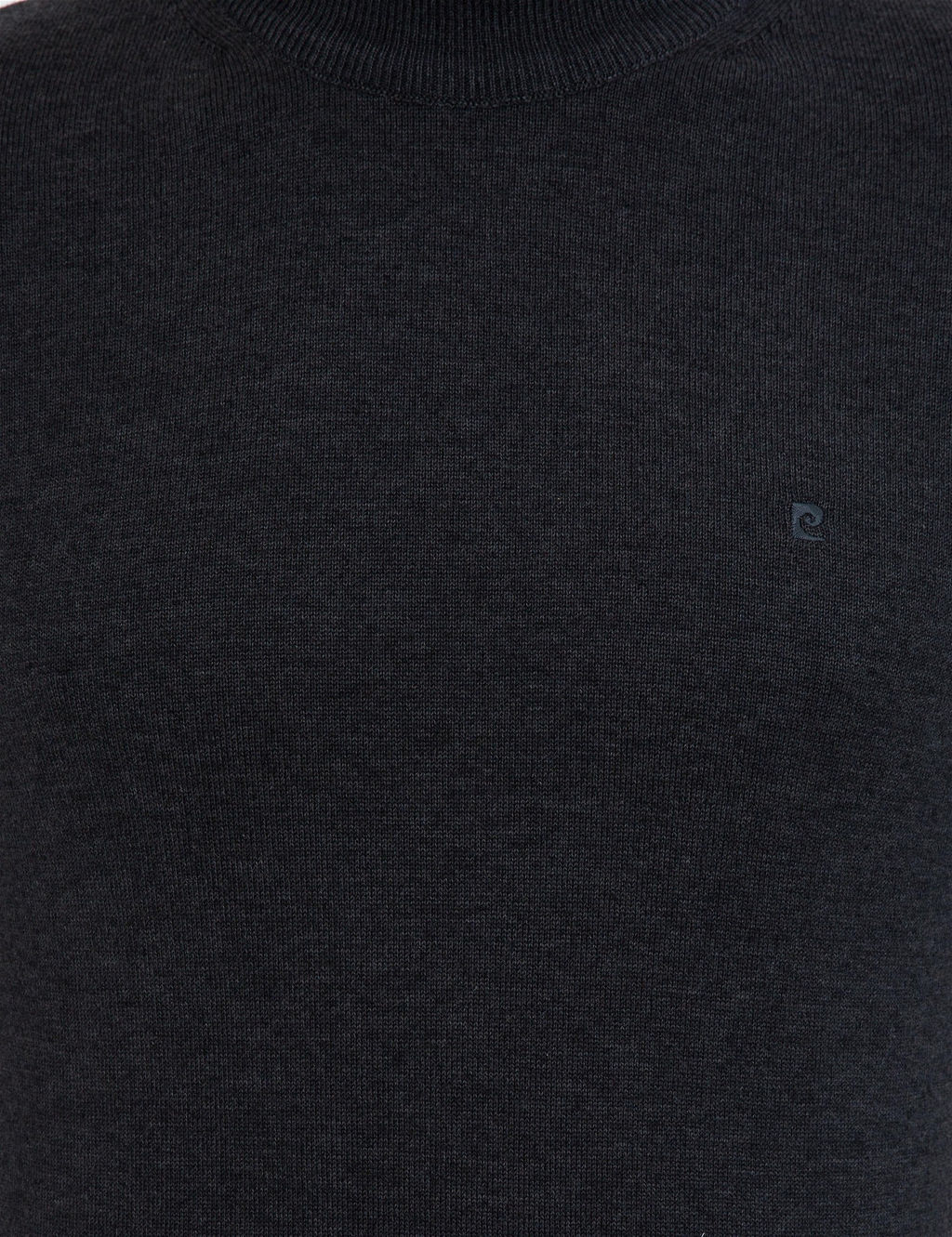 Antrasit Melanj Slim Fit Yar_m Bal_k__ Yaka Basic Triko Kazak - Pierre cardin фото 6