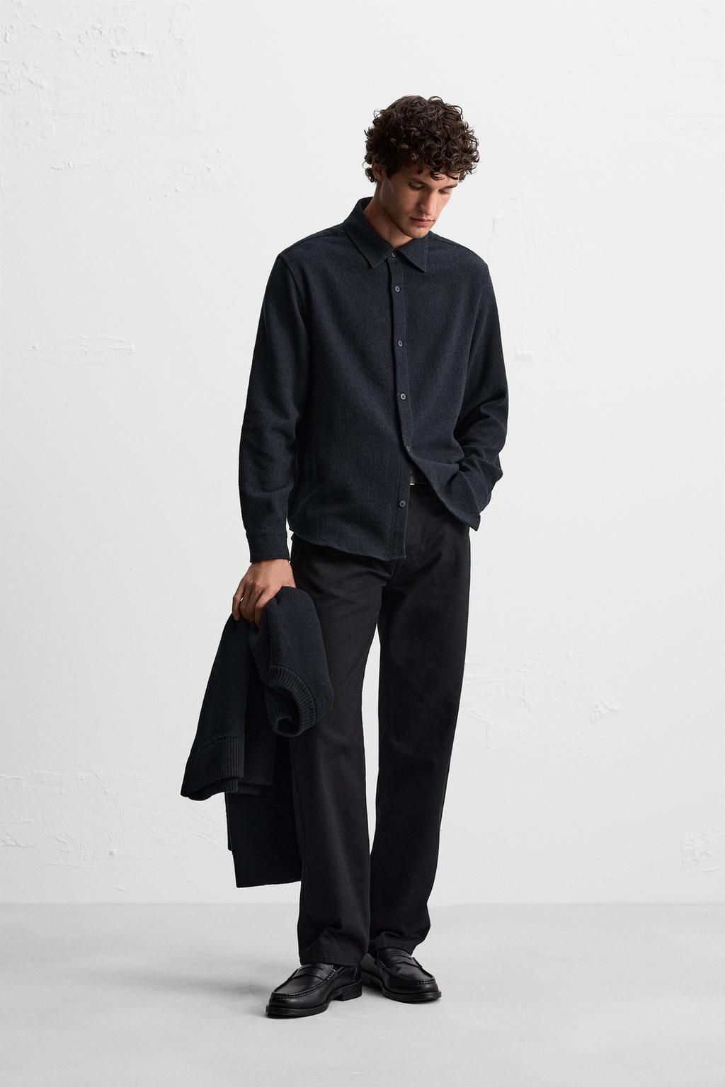 BOUCLE TEXTURED SHIRT - Zara фото 17