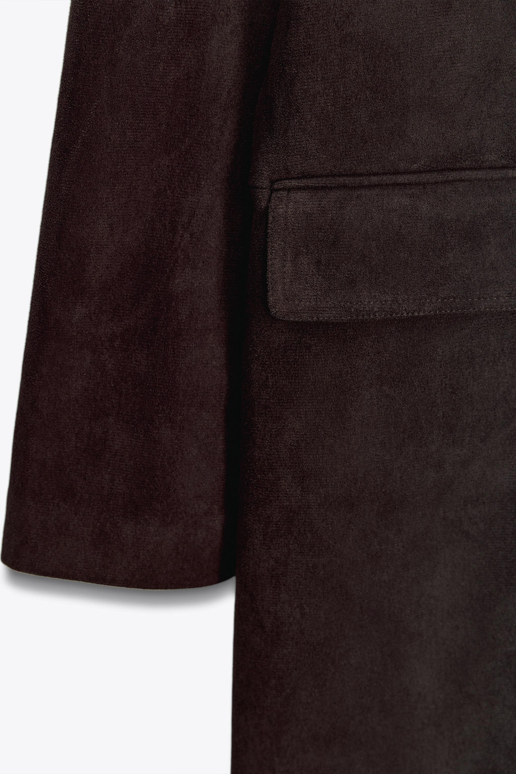 FAUX SUEDE FROCK COAT - Zara фото 7