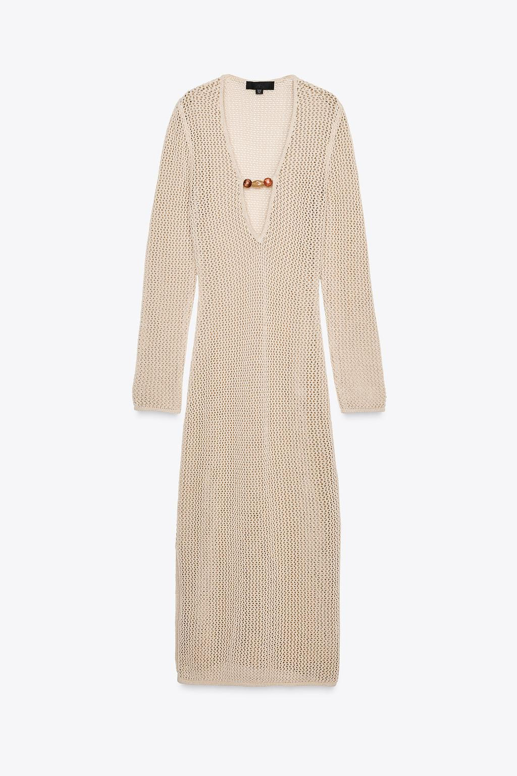 LONG KNIT DRESS - Zara фото 6
