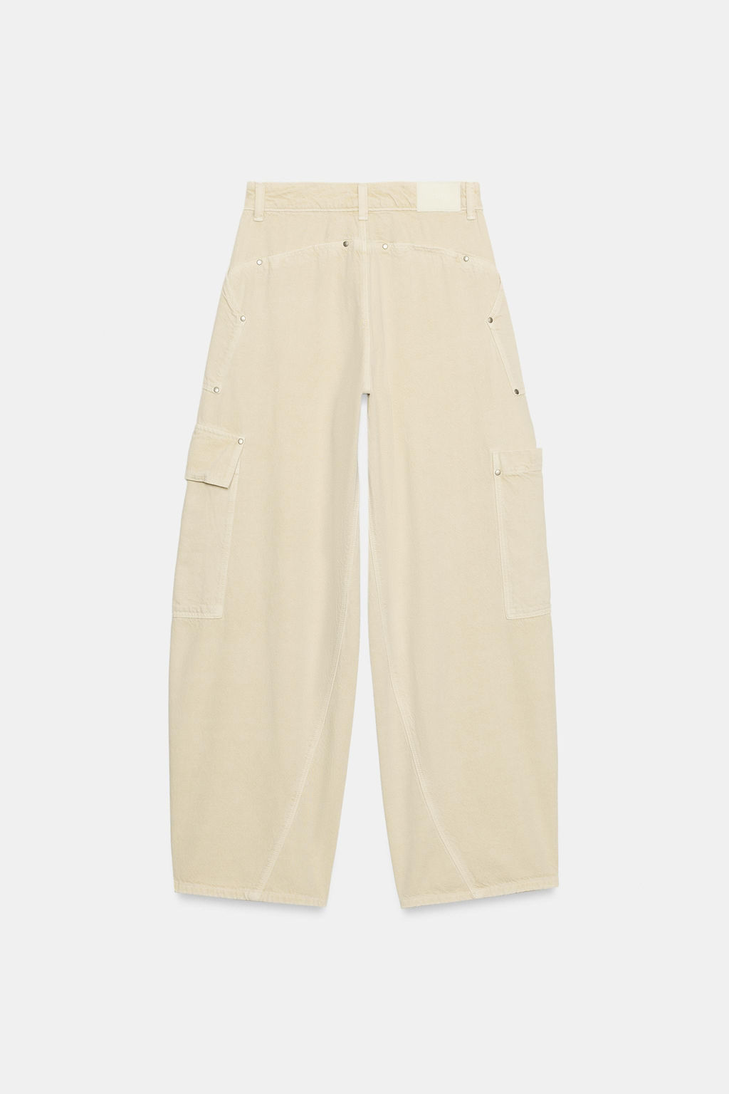 JEANS Z1975 BARREL TIRO MEDIO CARGO / Crudo medio - Zara фото 8