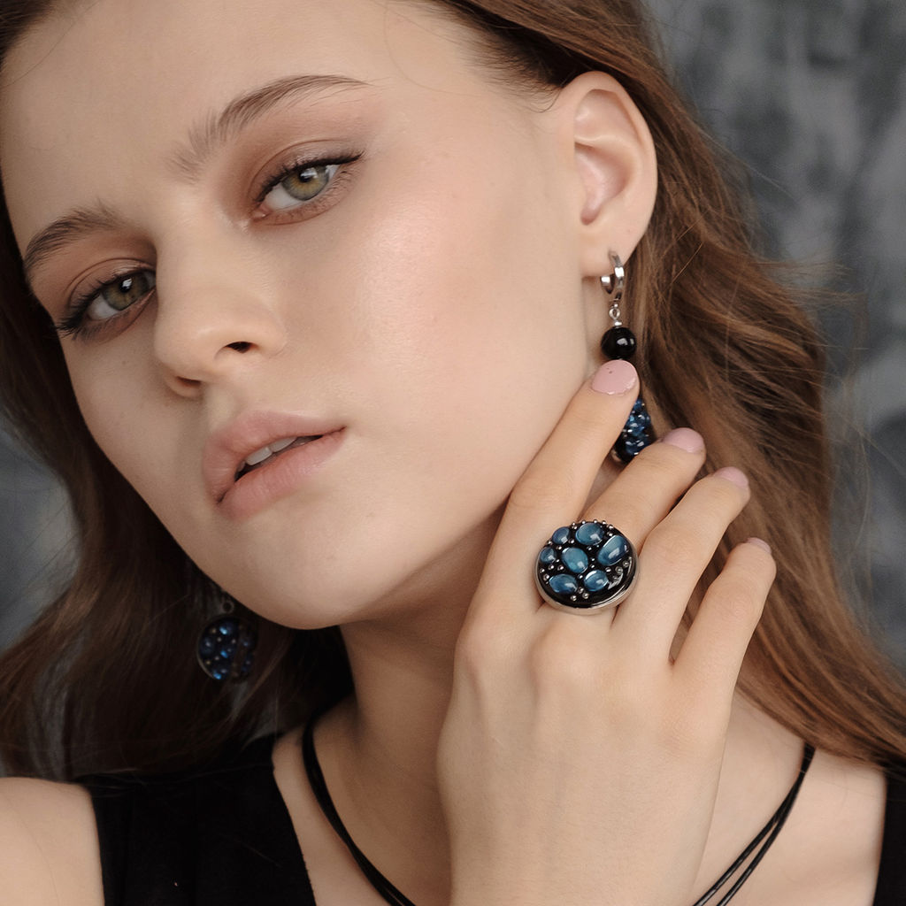 Серьги из муранского стекла CRYSTALIZE LS3191 - Vloes фото 4