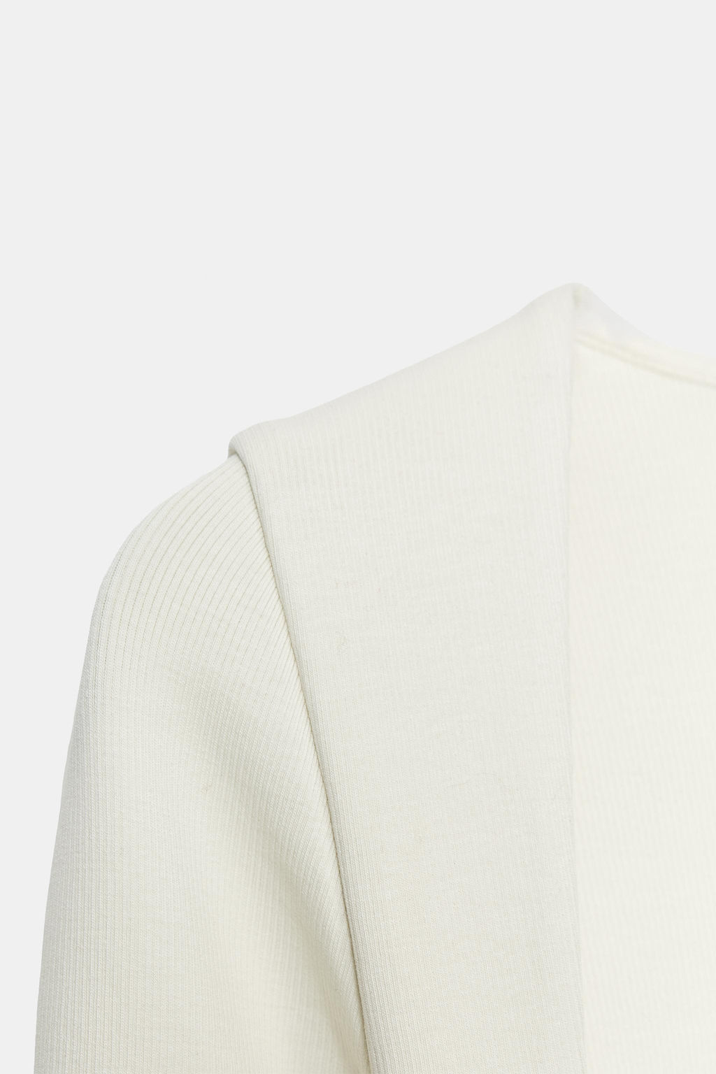 RIBBED T-SHIRT WITH SQUARE NECKLINE - Zara фото 11