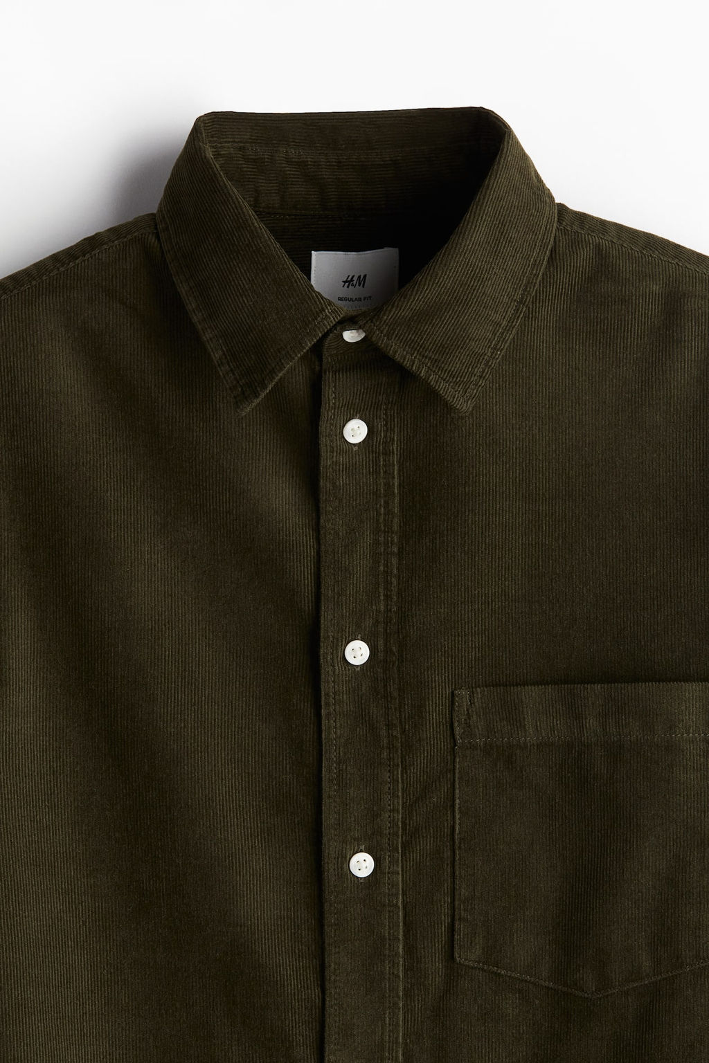 Camisa de pana Regular Fit - H&m фото 6