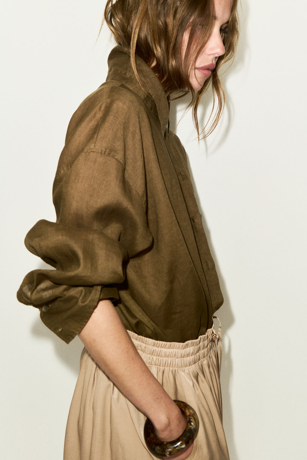 Pantal?n corto con cord?n de ajuste - H&m фото 5