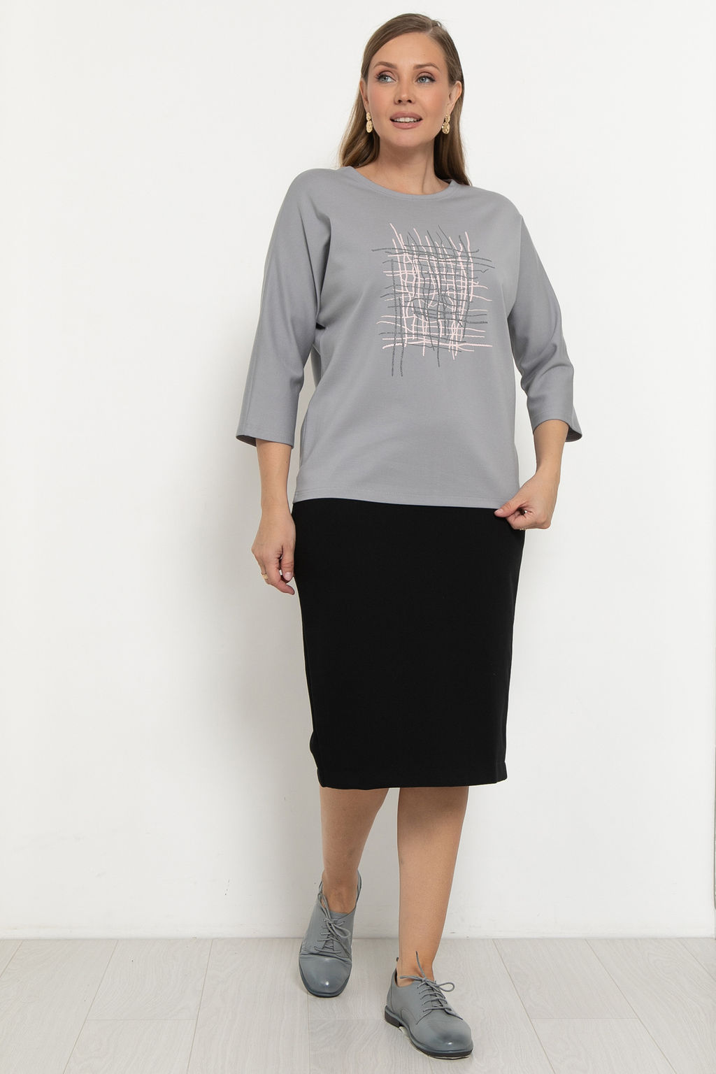 6515 Блуза лонгслив