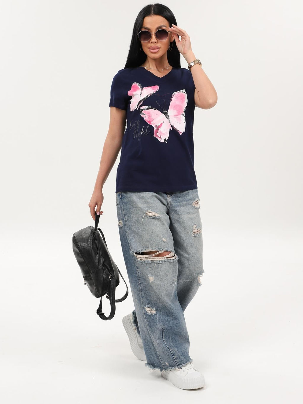 IV-CAPRIZ Поликсена - футболка чернильный