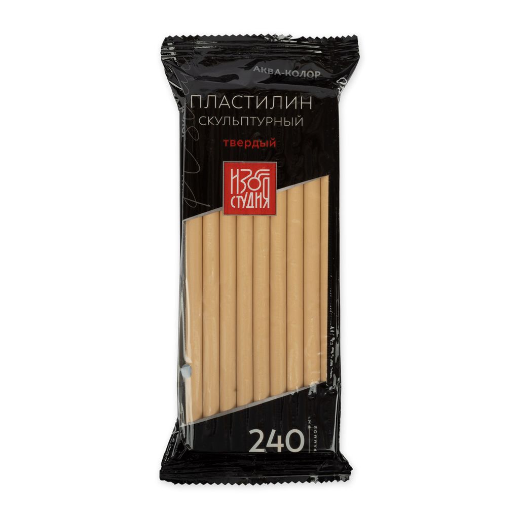 Пластилин скульптурный Аква-колор СКУЛЬПТАЛИН IZO-SP-240 Изостудия 0.240 кг 5 шт №10 терракотовый твердый  фото 8