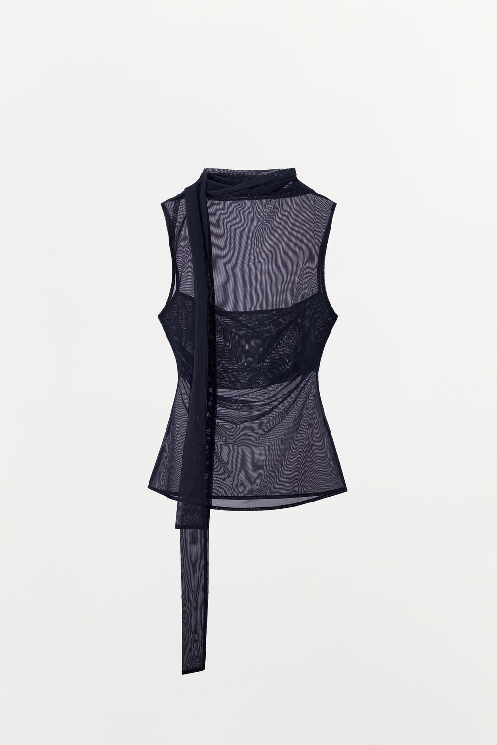 TOP TUL FOULARD / Azul - Zara фото 7
