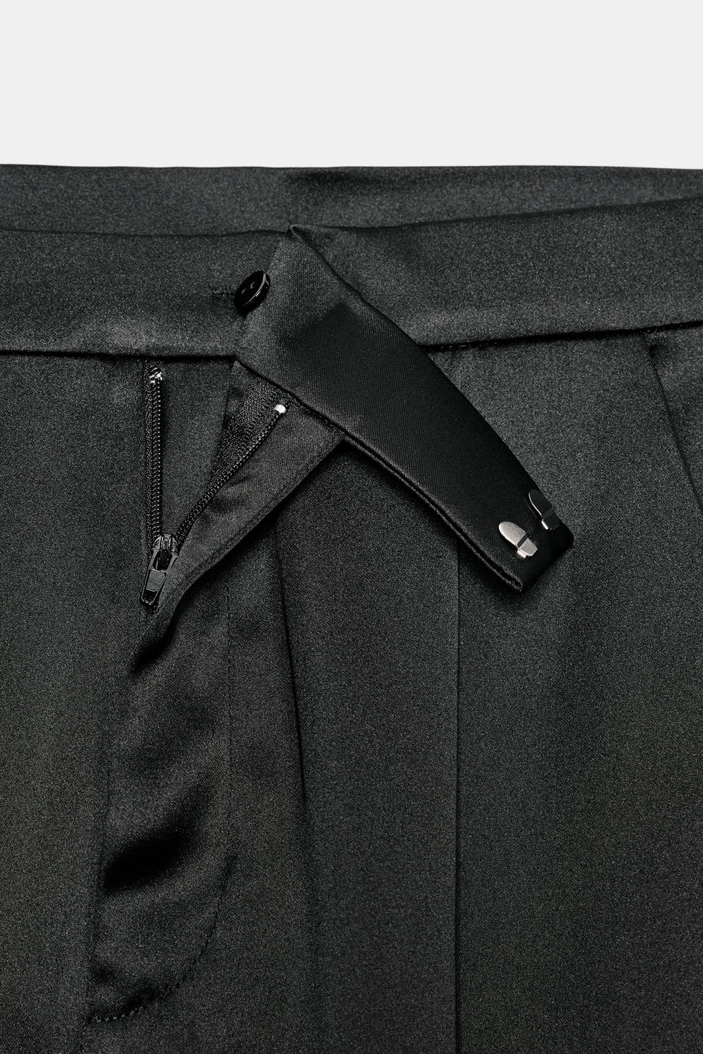 SATIN BALLOON TROUSERS WITH PLEATS - Zara фото 3