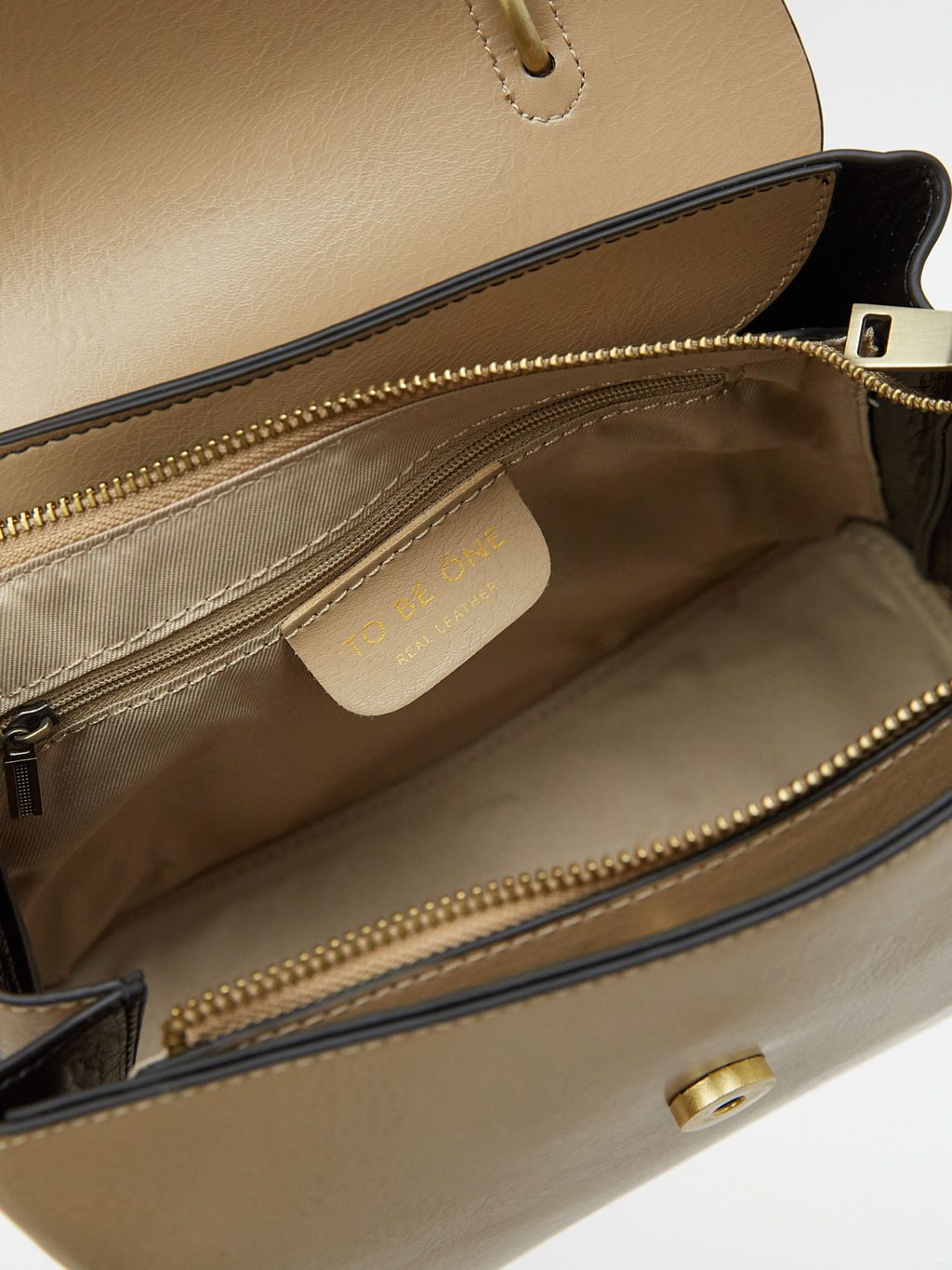 Сумка сэтчел из натуральной кожи - TO BE ONE фото 4