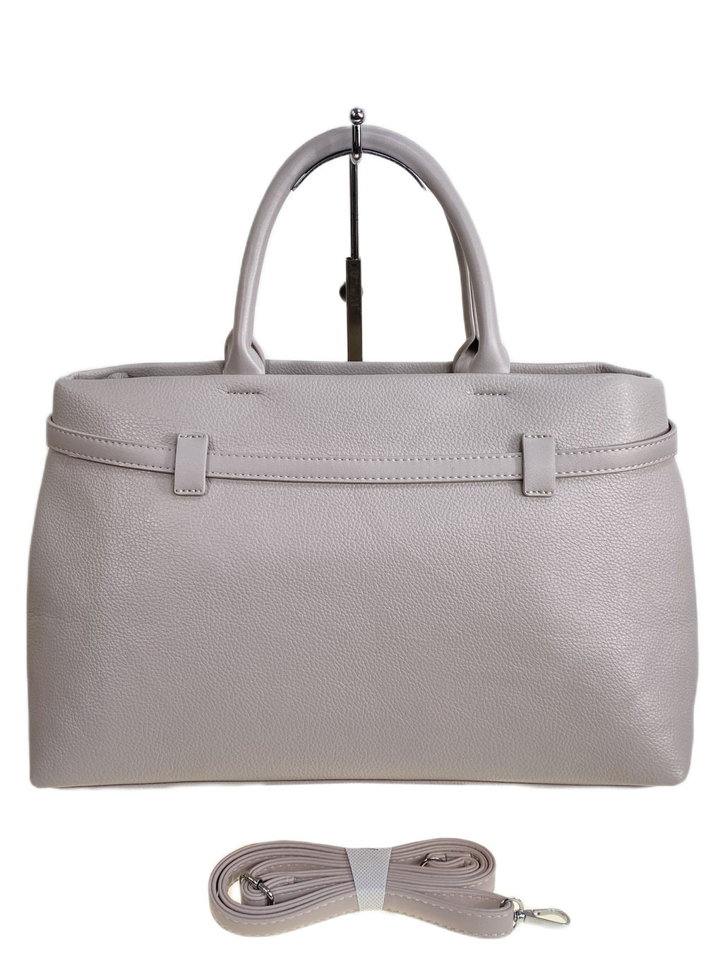 Женская сумка из искусственной кожи, цвет молочный - Greta фото 2