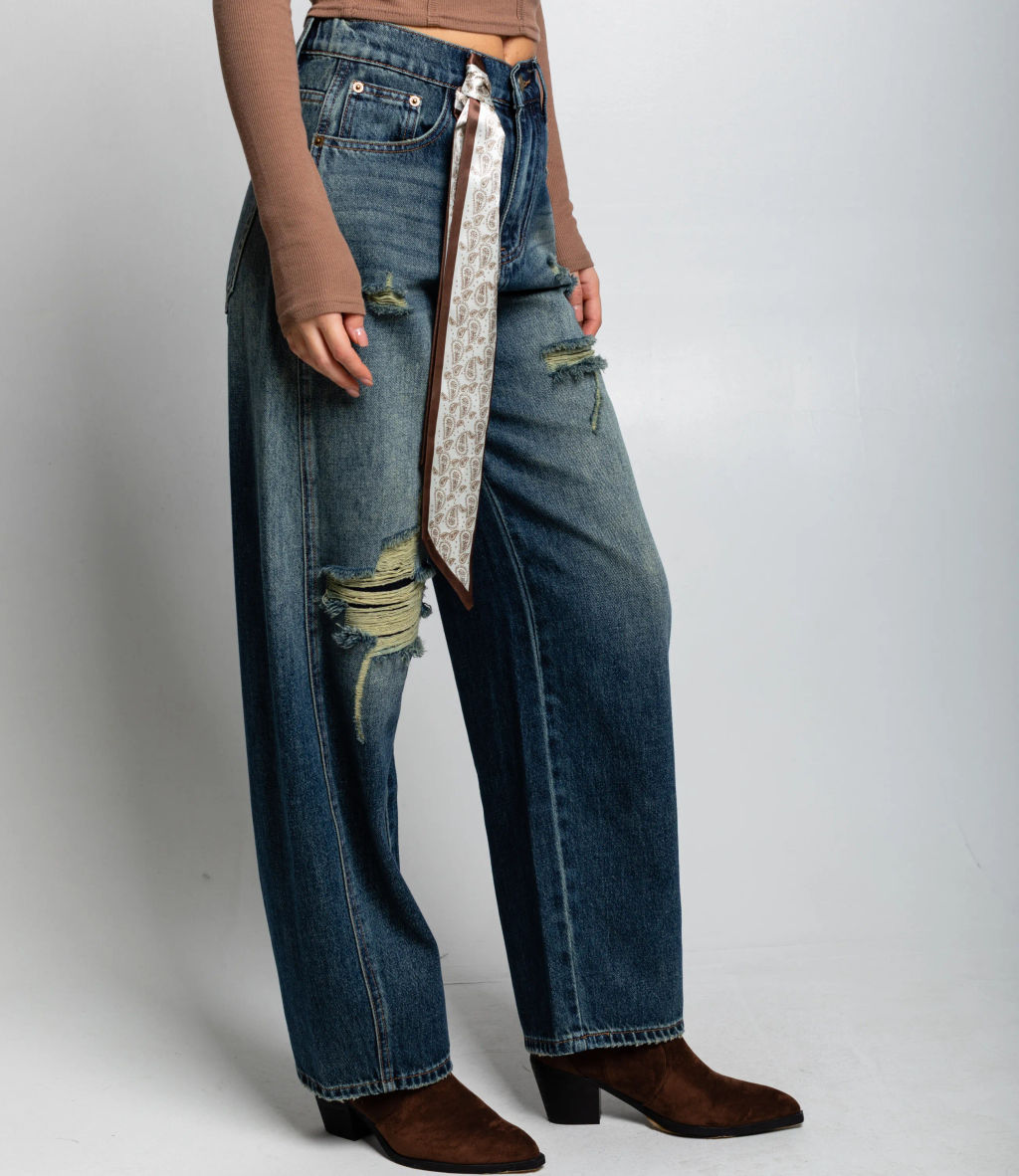 Джинсы #КТ6625 (2), синий