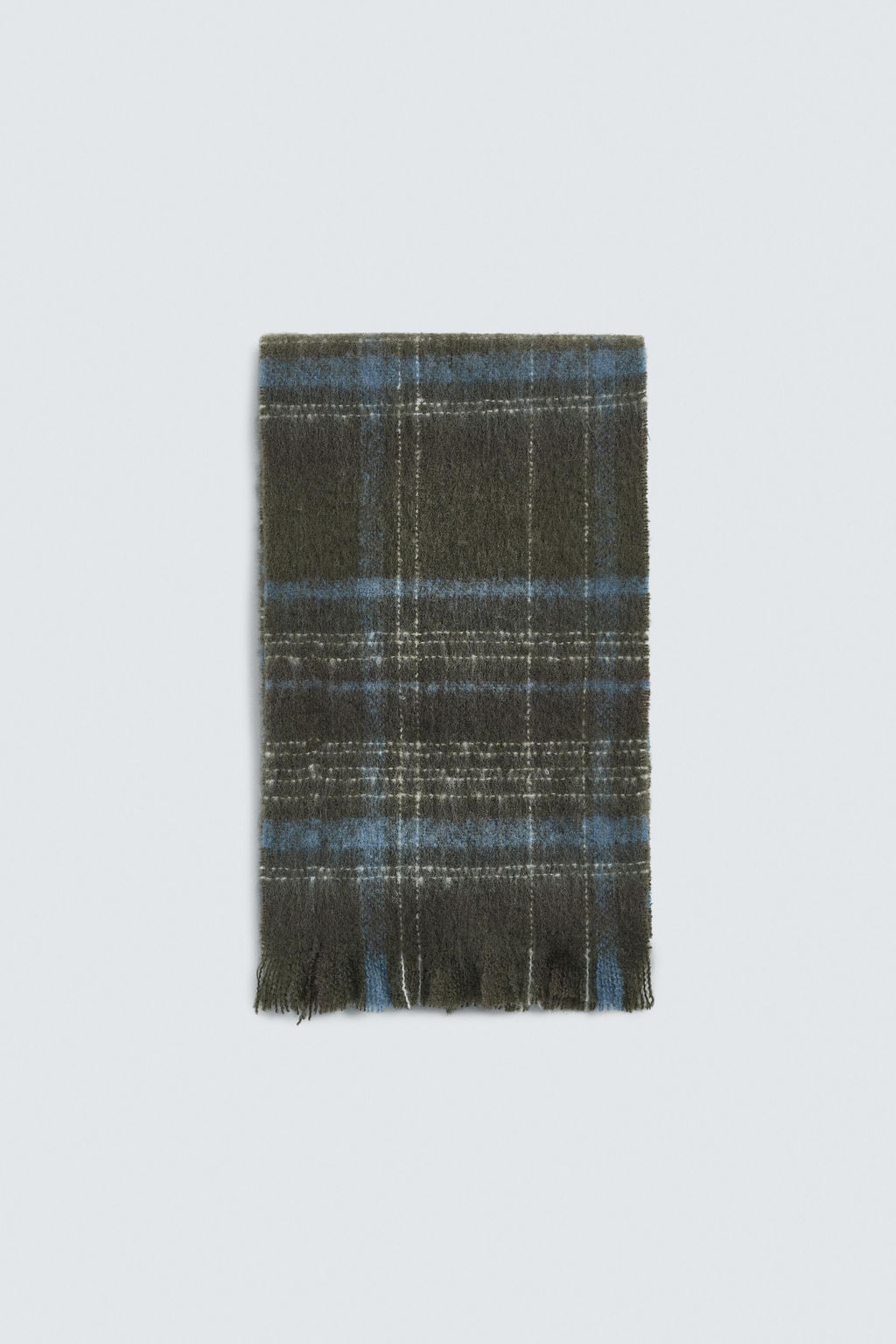 BRUSHED CHECK SCARF