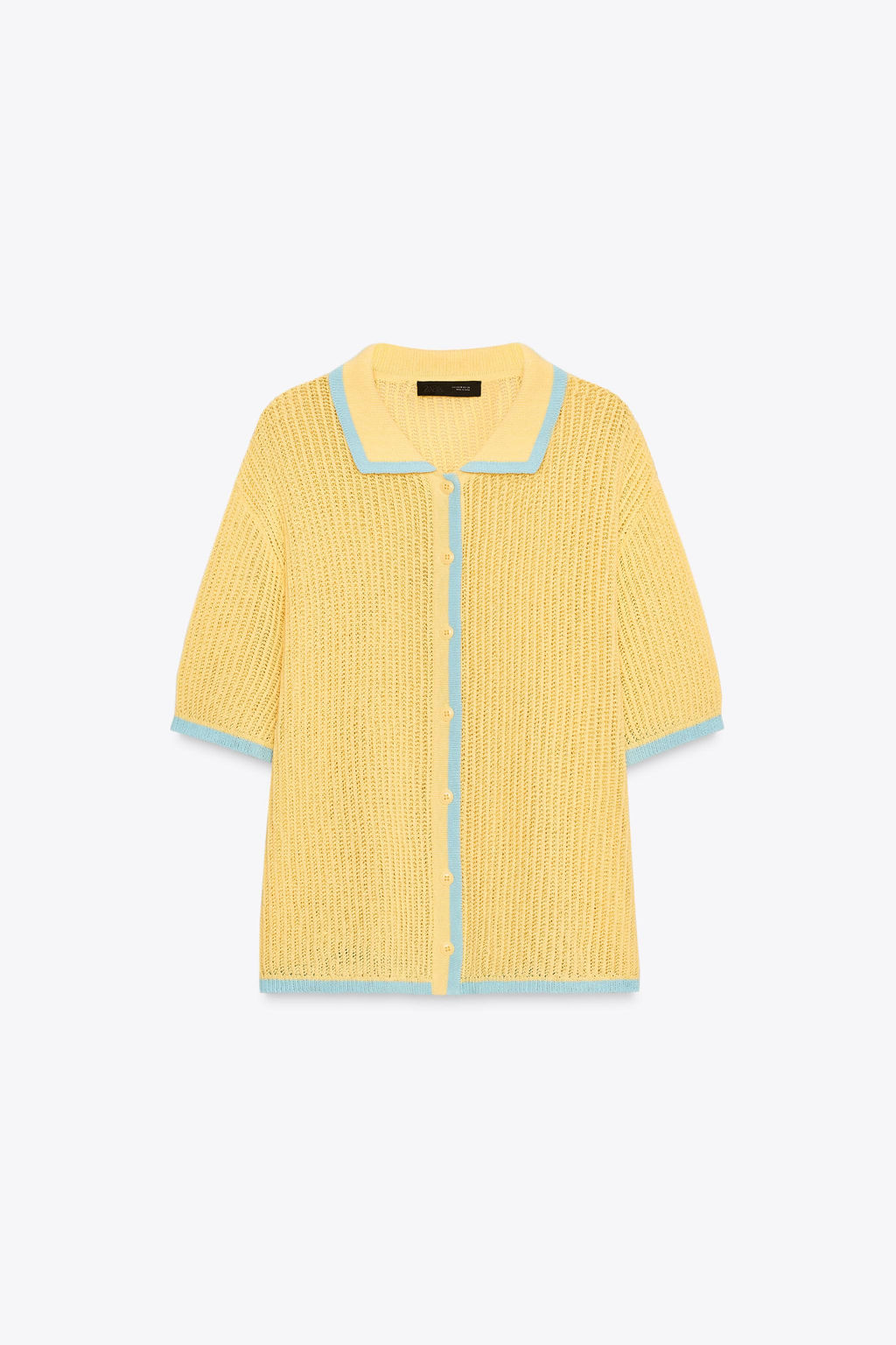 COLLAR POLO CARDIGAN - Zara фото 20