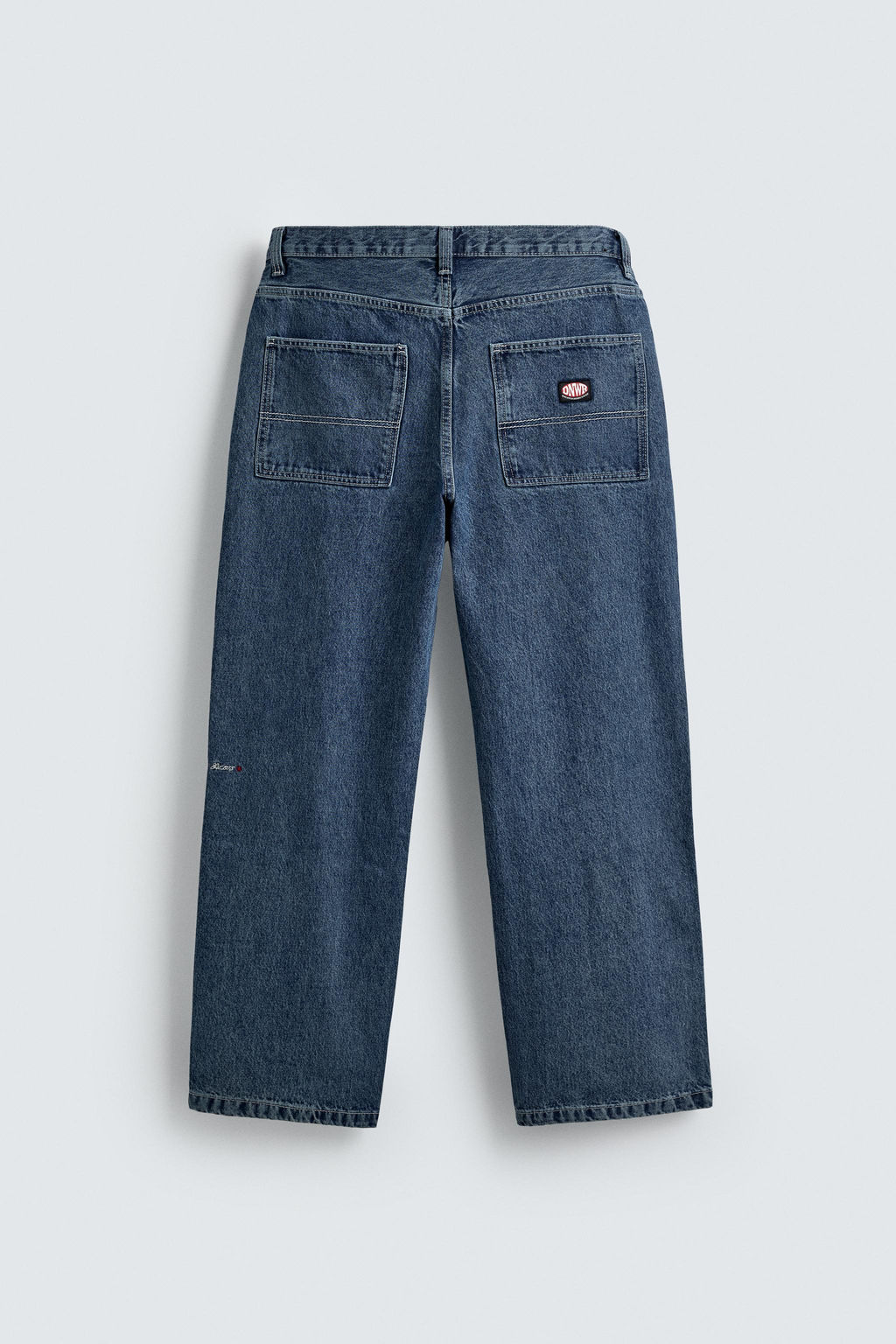 DENIM CHINO TROUSERS - Zara фото 9