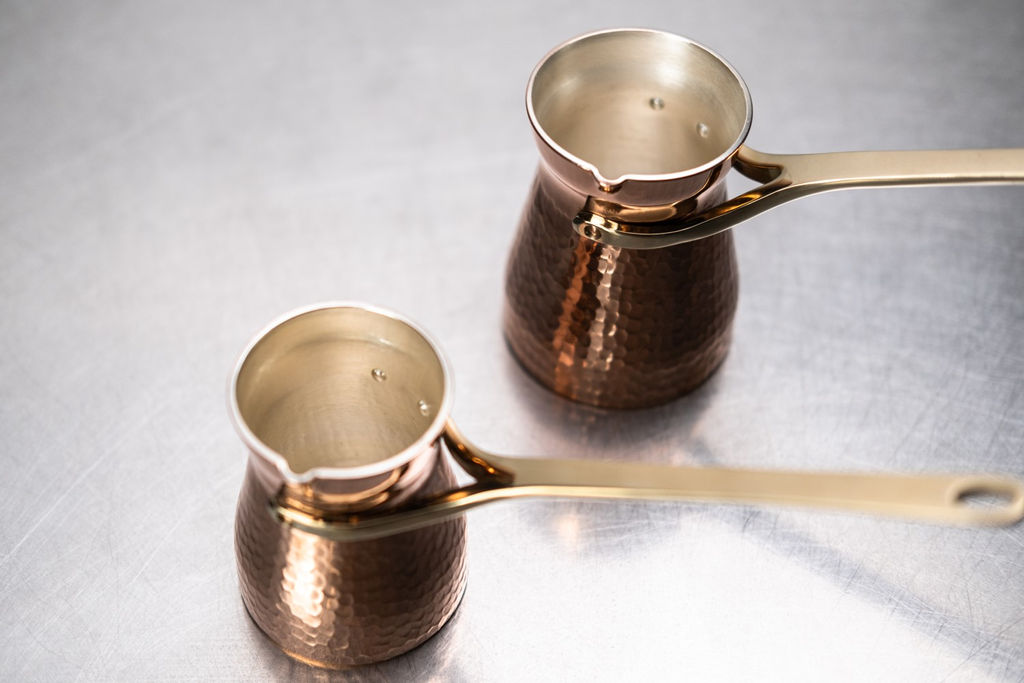 Турка Станица медная (покрытие серебро), 170 мл