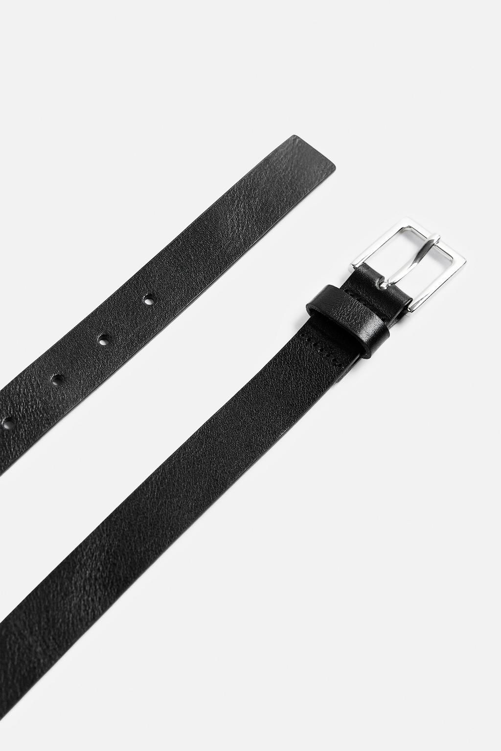 THIN LEATHER BELT - Zara фото 2