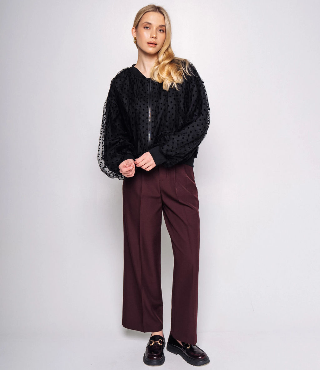 Бомбер #КТ6631 (4), чёрный - Dommod фото 4