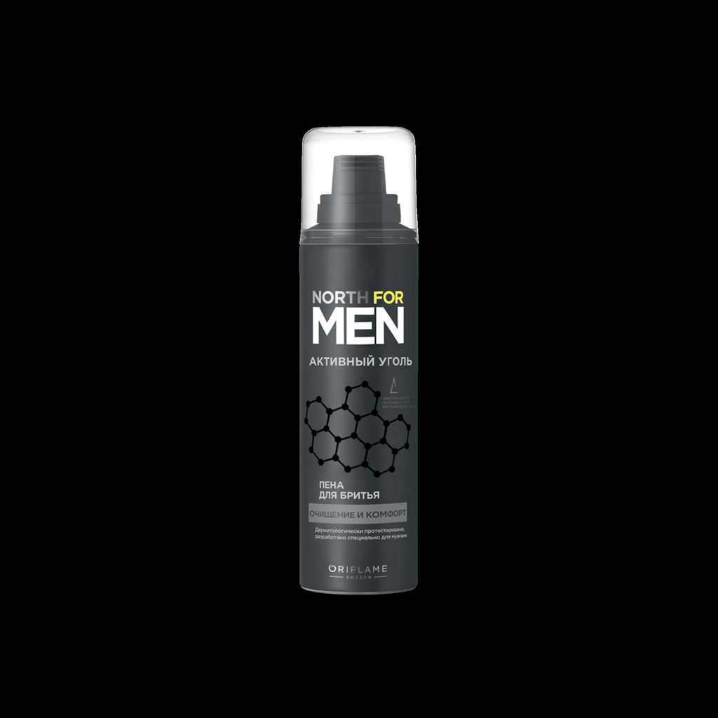 Пена для бритья North for Men Активный уголь - Oriflame фото 2