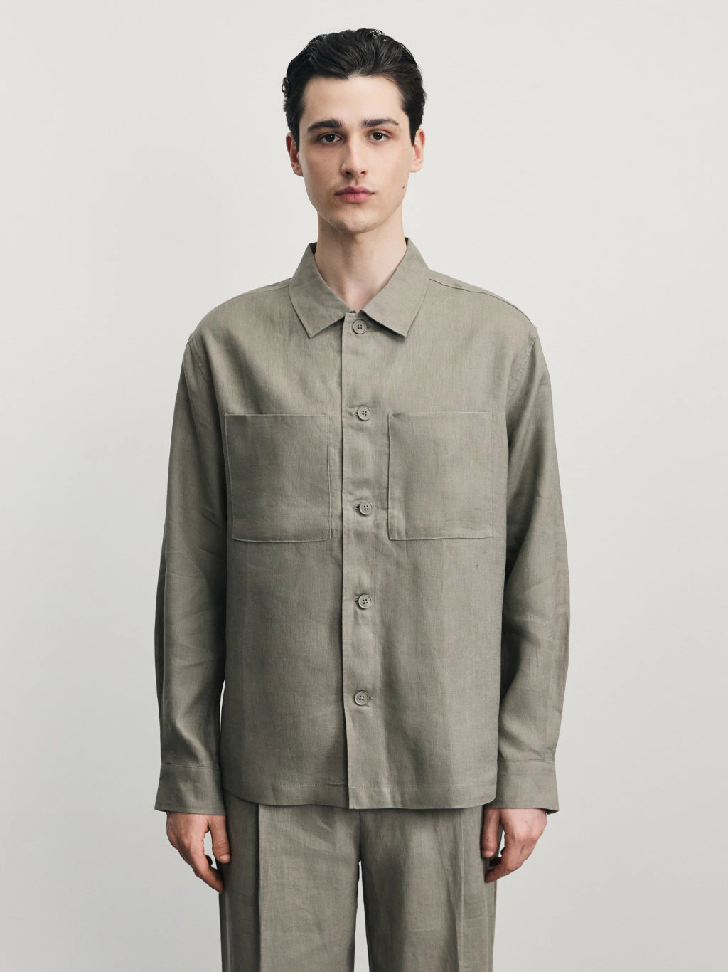 Рубашка 100% лён premium / Zarina  фото 4